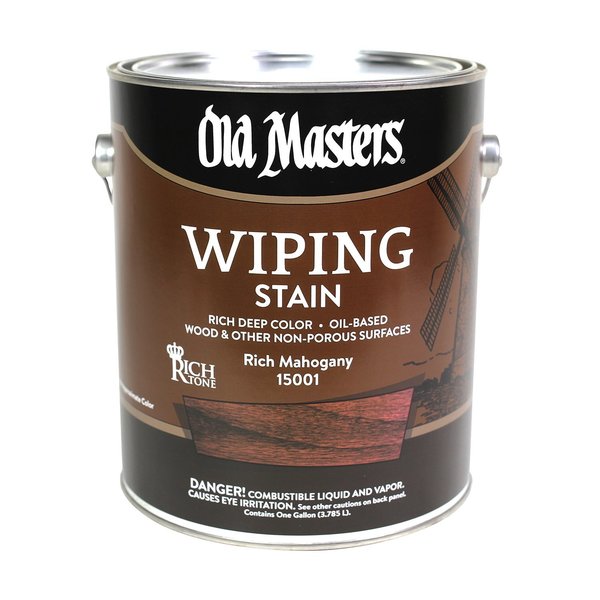 Old Master Old Masters Semi-Transparent Rich Mahogany Oil-Based Wiping Stain 1 gal 15001